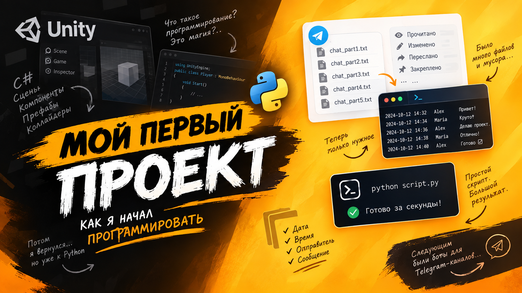 Первая попытка